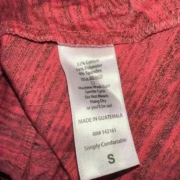 Lularoe small terracotta with black micro stripe Carly‎ dress.NWT. Cotton blend! - Picture 3 of 6